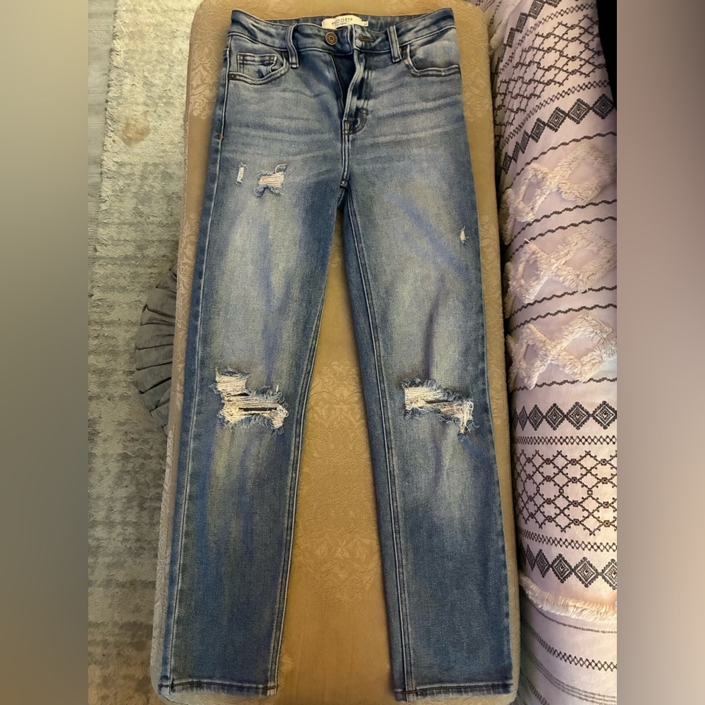 Classic Blue Straight Leg Women's Jeans
